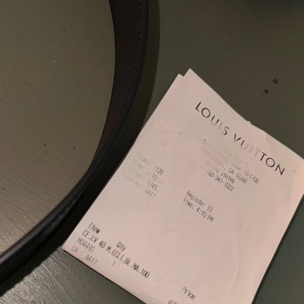 Black Monogram Belt by Louis Vuitton - Picture 14 of 14